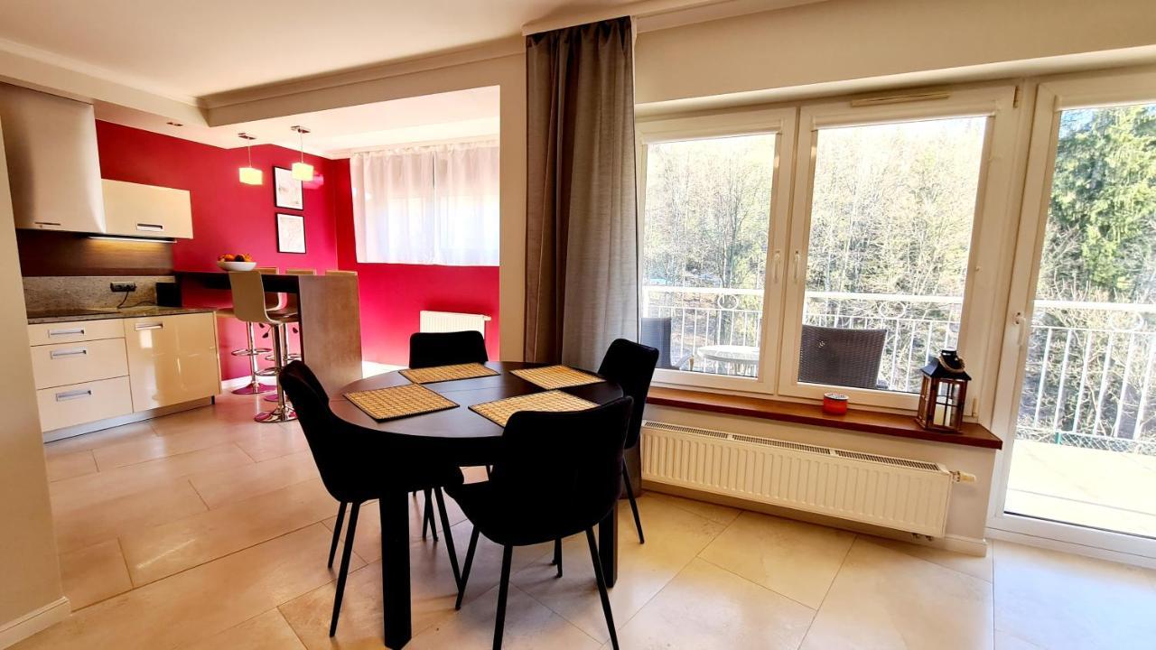 Na Bukowej, Apartament Widokowy Z Duzym Tarasem Wisla Ngoại thất bức ảnh